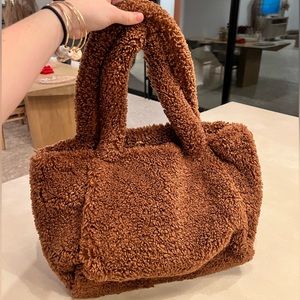 a new day fuzzy bag